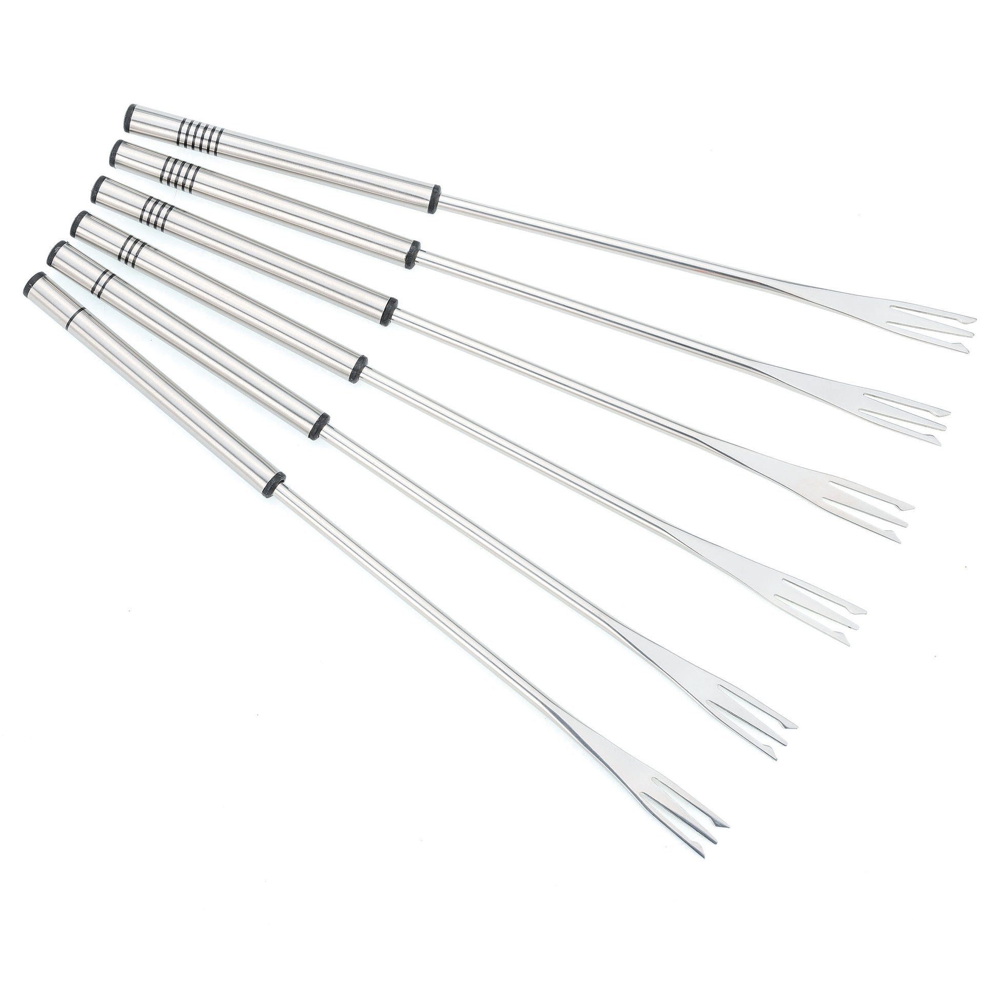 Koenig Fondue-Set One for all – Aluminium, 2 l, 6 Personen – schwarz/Edelstahl