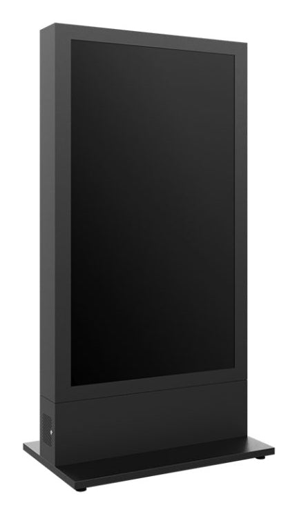 Hagor Digital-Signage-Stand für 65" Displays – abschliessbar – anthrazitgrau – HP Kiosk 65" FS