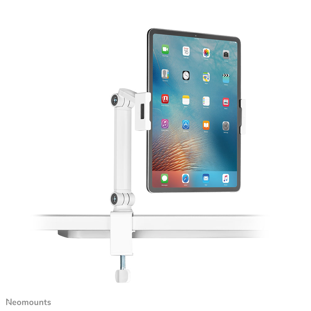 Neomounts Tablet-Arm (Tischklemme) – für 4,7–12,9" – Weiss