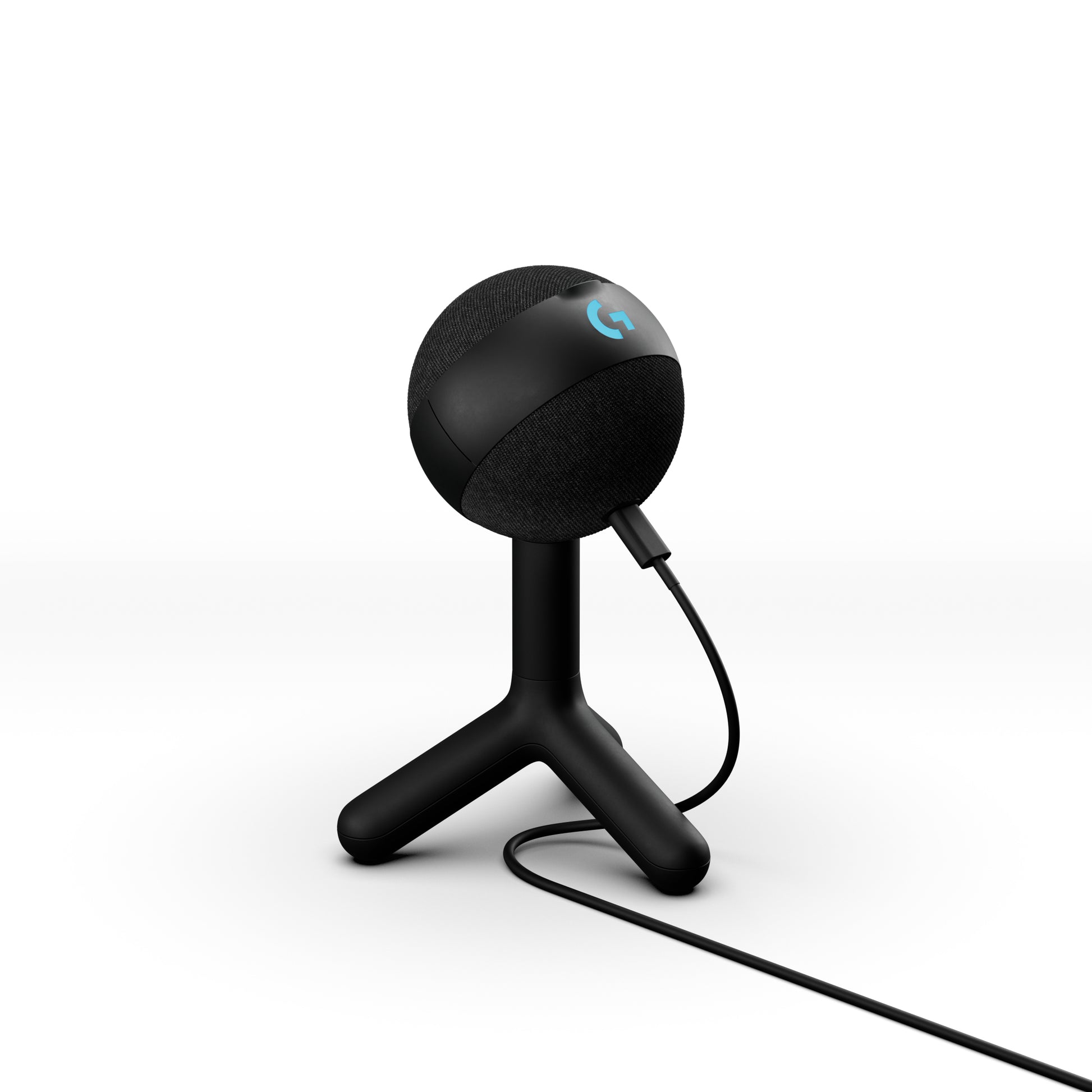 Logitech G Yeti Orb Tischmikrofon – USB, Kabelgebunden, Niere, 24 Bit/48 kHz, für Windows/Mac, Schwarz