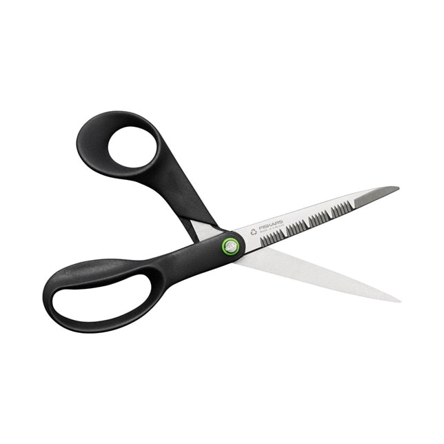 Fiskars Schere FF – rechtshändig, spülmaschinenfest – Edelstahl/Kunststoff – schwarz – 21 cm