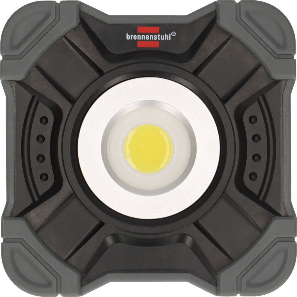 Brennenstuhl Taschenlampe – 2200 lm, IP54, Akku (USB), dimmbar, 20 W – Silber