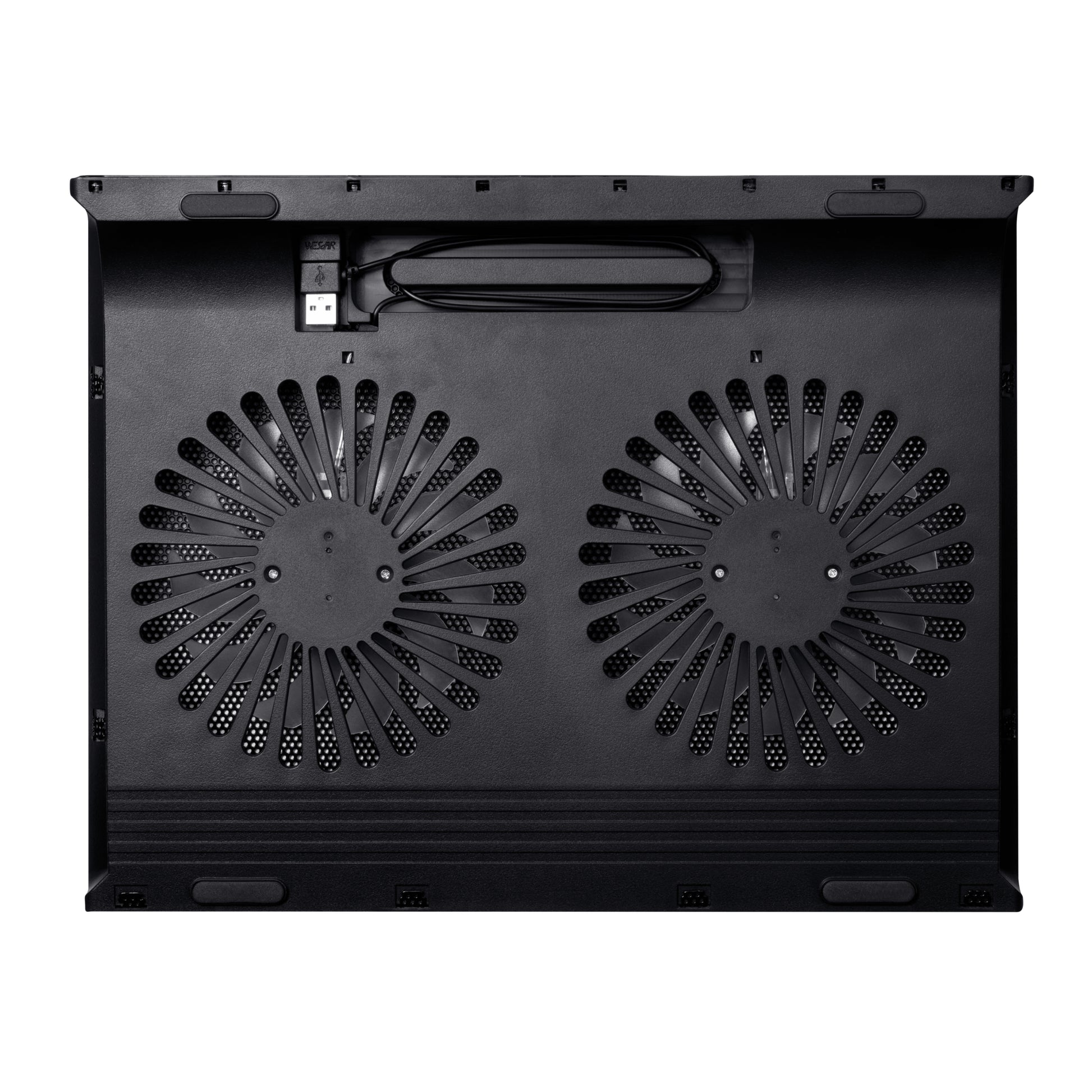 Trust Laptop-Ständer – bis 17,3", mit 2 Lüftern, USB – Schwarz