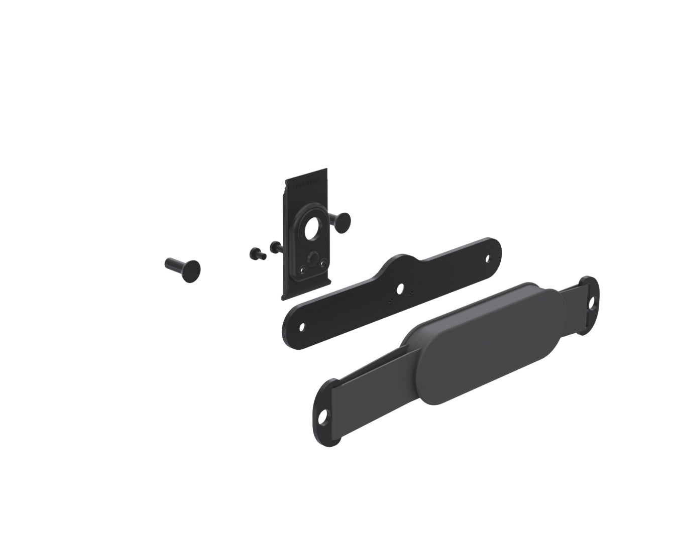 Ergonomic Solutions Schultergurt, Schwarz, für OtterBox Universe