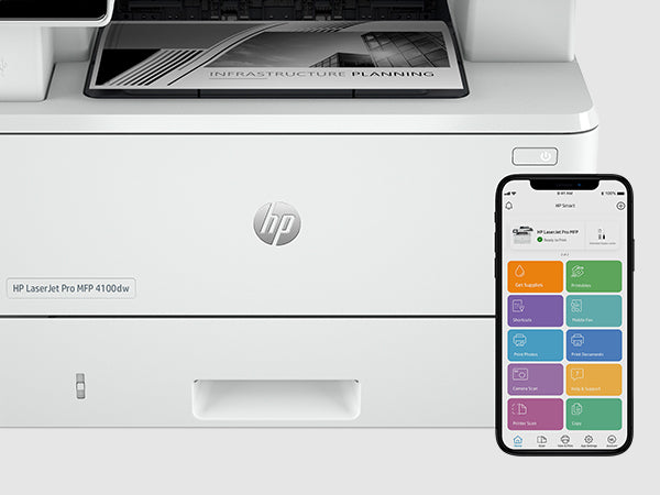 HP LaserJet Pro 4102FDN – S/W Laser-MFP A4, 4-in-1 – Duplex, Duplex-ADF – 40 Seiten pro Minute S/W
