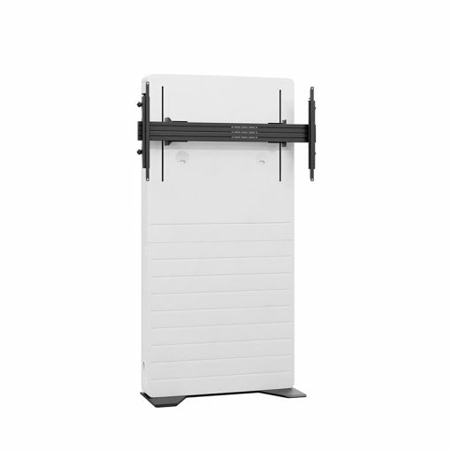 Hagor Bodenständer – bis 55" – Motorisiert, Höhenverstellbar, für Cisco Webex Board Pro 55" – Schwarz/Weiss