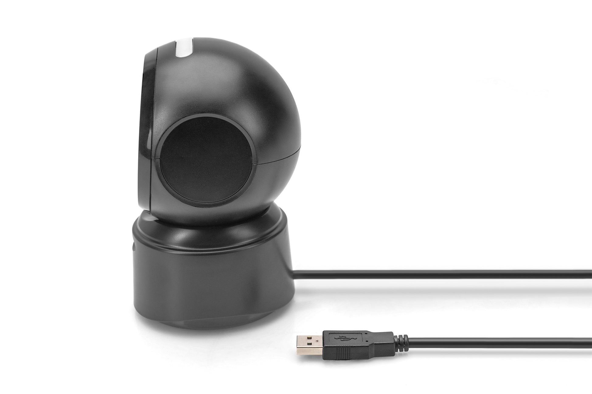 Digitus 1D/2D Desktop Präsentationsscanner – 1D/2D – Kabelgebunden, USB – Kit: mit USB-Kabel – Schwarz