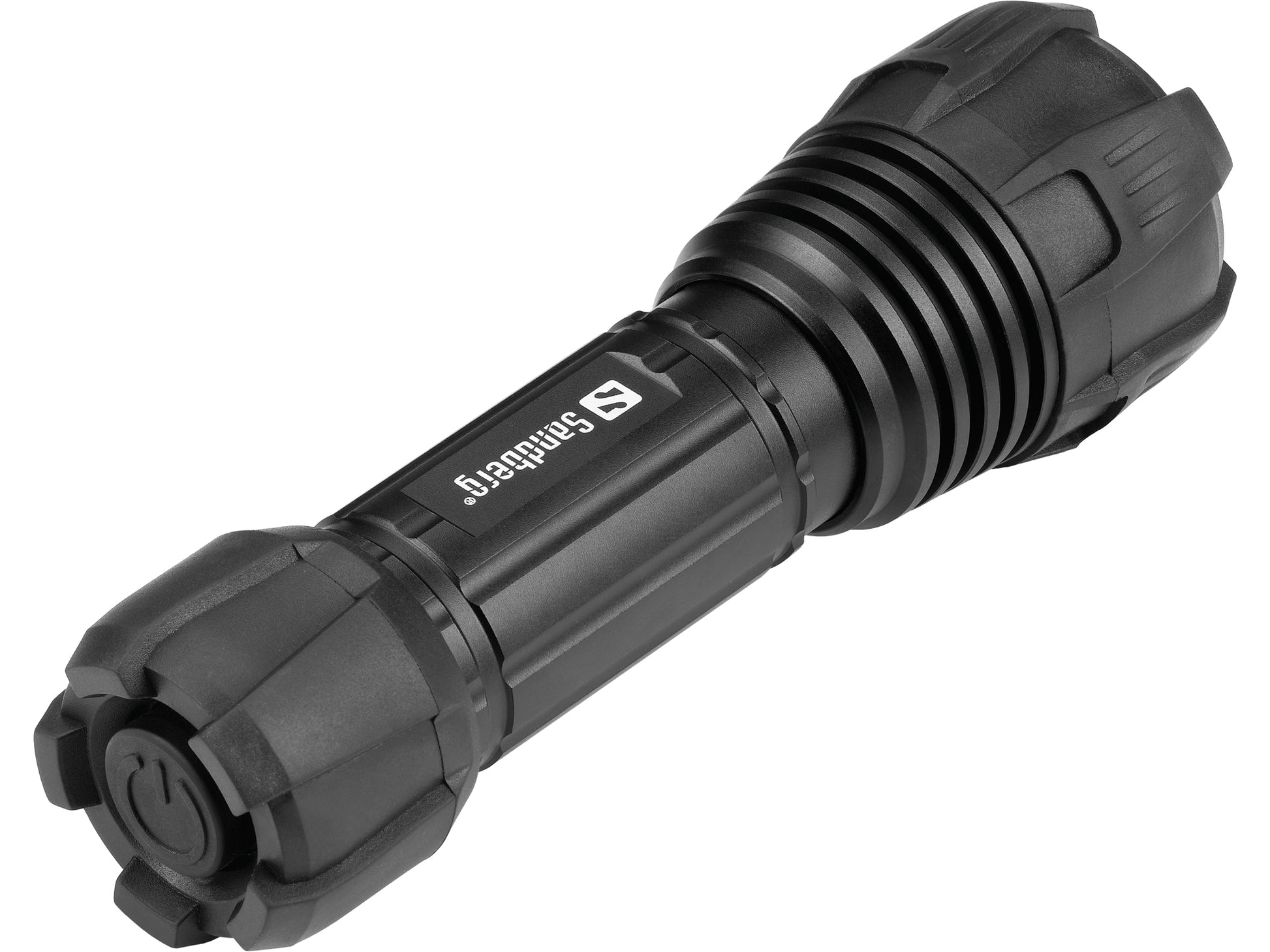 Sandberg Survivor Taschenlampe – 300 lm, 3× AAA, Manueller Fokus, 3 Modi – Schwarz