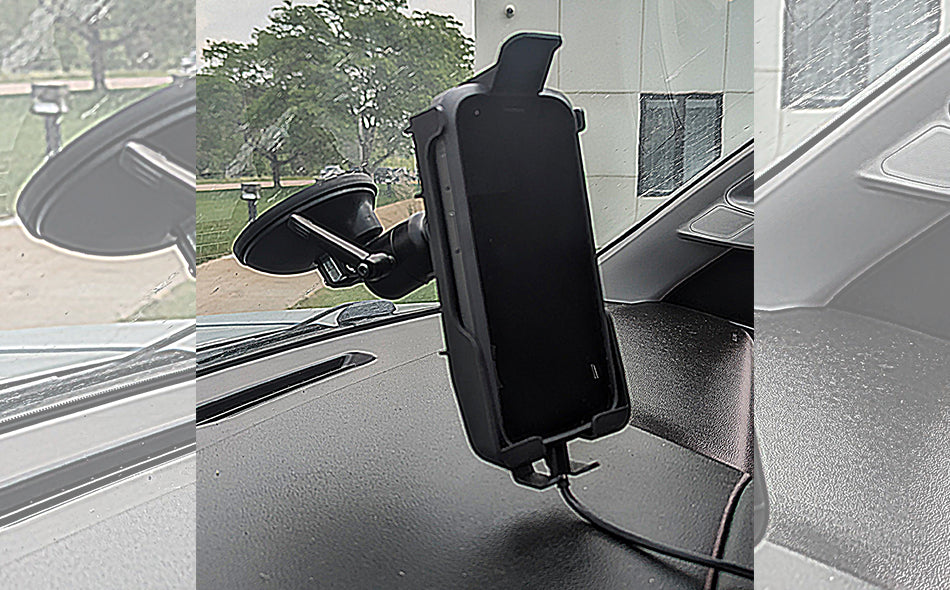 Gamber-Johnson 7170-1017 – Auto-Halterung (passiv) – Saugnapf, Gerätebreite 76,2 mm – für Zebra TC22/TC27