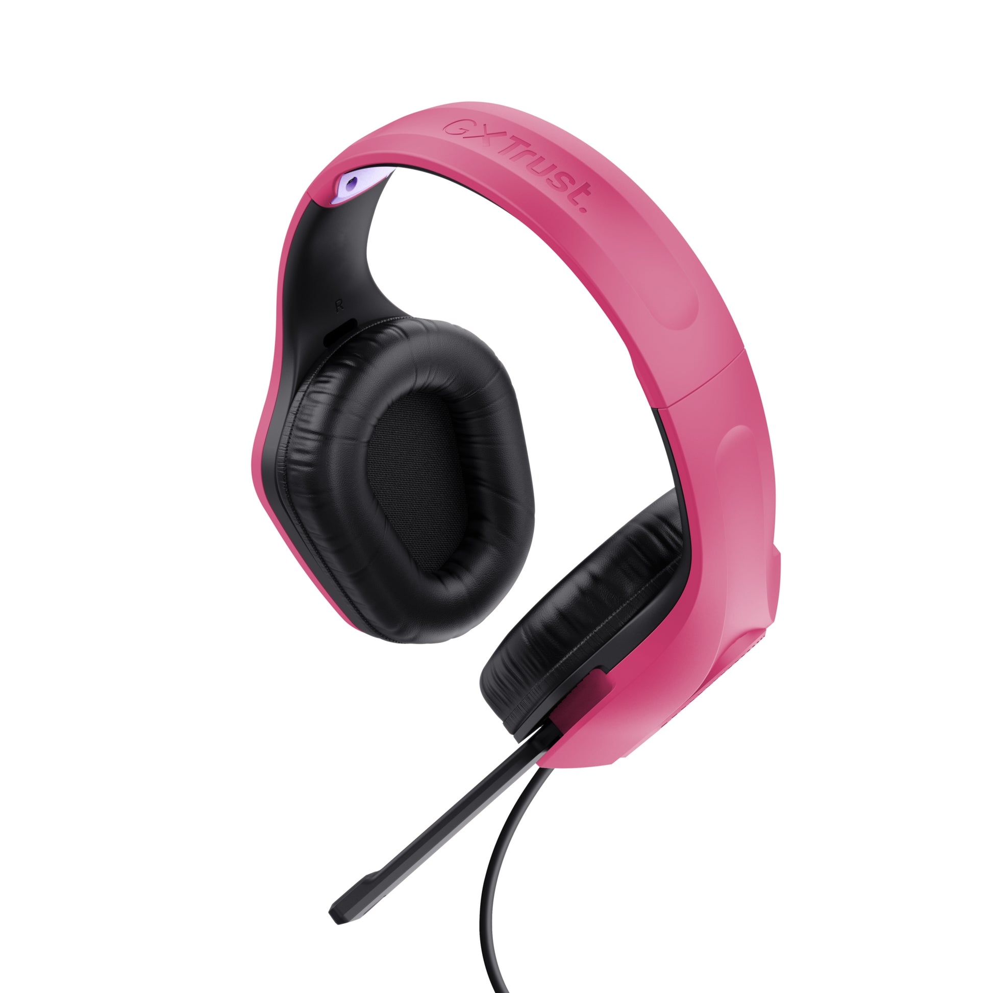 Trust GXT415 Zirox Gaming-Headset – Over-Ear, Stereo, Kabelgebunden, 3,5 mm Klinke, Rosa