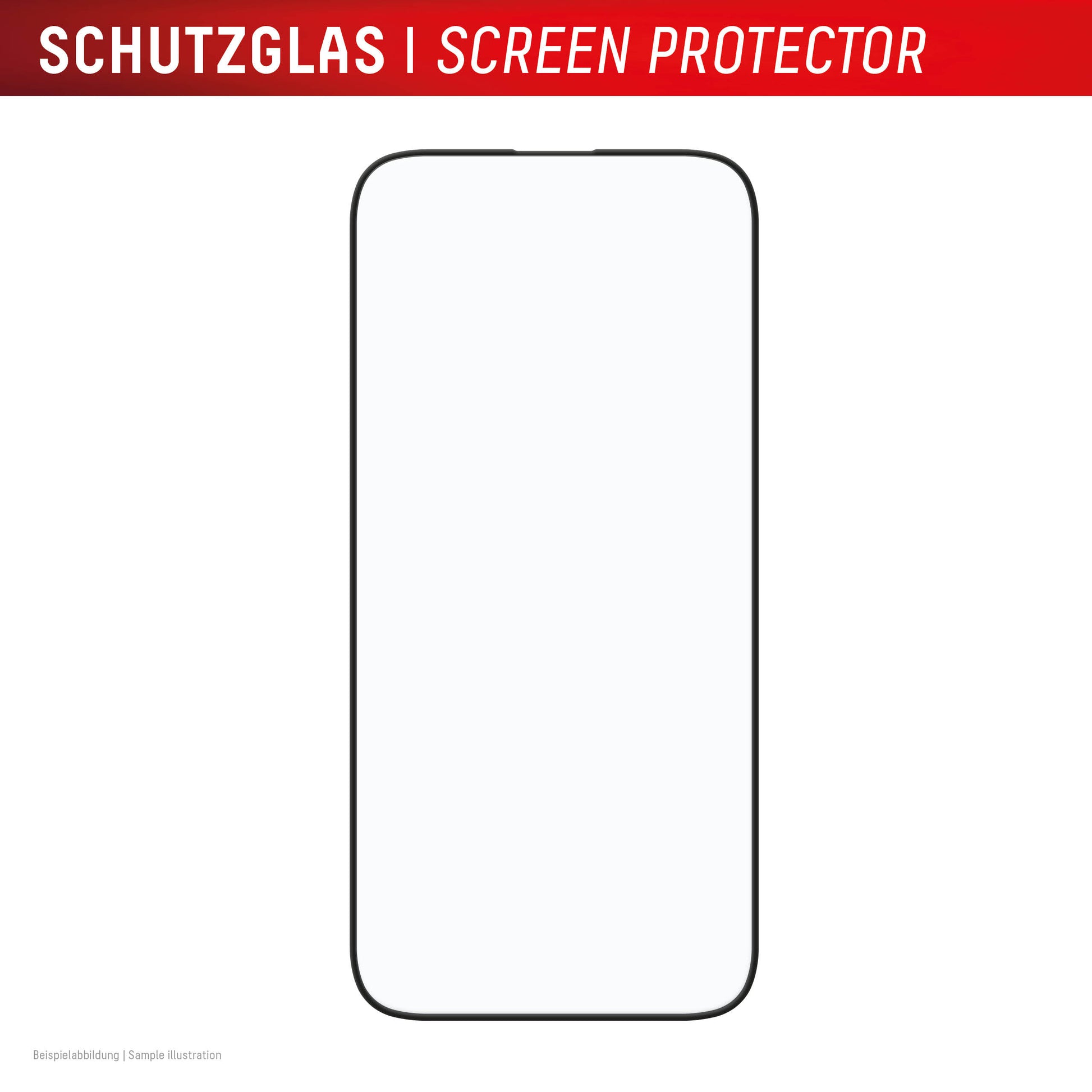 Displex Displayschutz (Panzerglas), Full Cover – für iPhone 16 Plus – mit Applikator