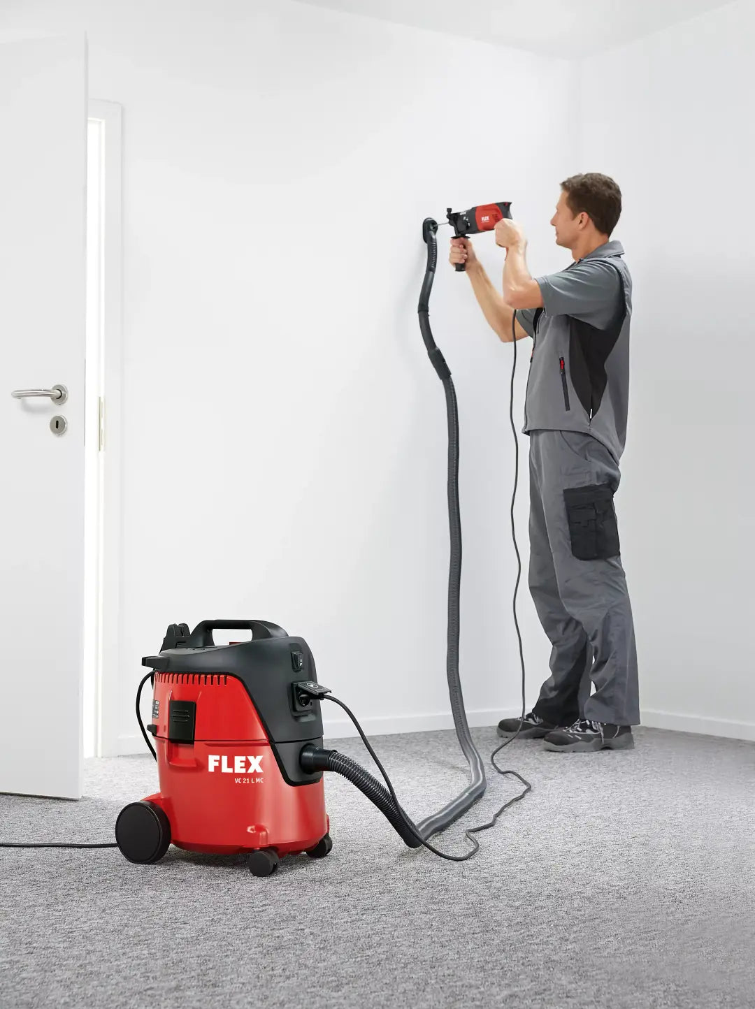 Flex Sauger VC 21 L MC – 1250 W, 20 l, Netzbetrieb, Schlauch 3,5 m