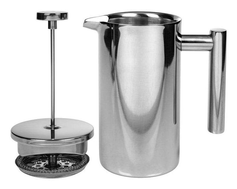 Furber. Furber F01670 French Press / Kaffeebereiter – 0,8 l, 6 Tassen, Edelstahl