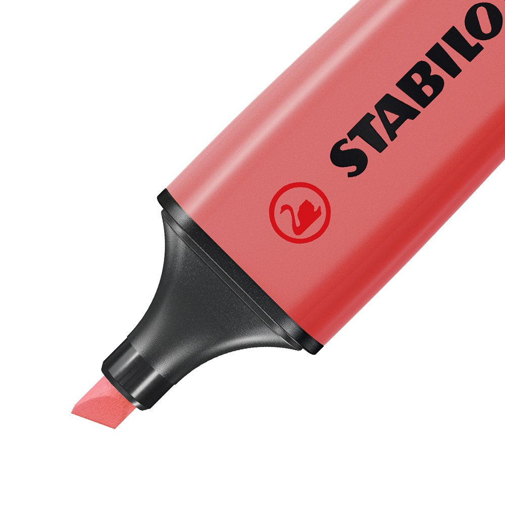 STABILO BOSS Original Textmarker Rot – Keilspitze, 2–5 mm, Nachfüllbar
