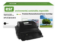 esr 81X (CF281X) Schwarzer Toner – Kompatibel XL – 2'500 Seiten – für HP