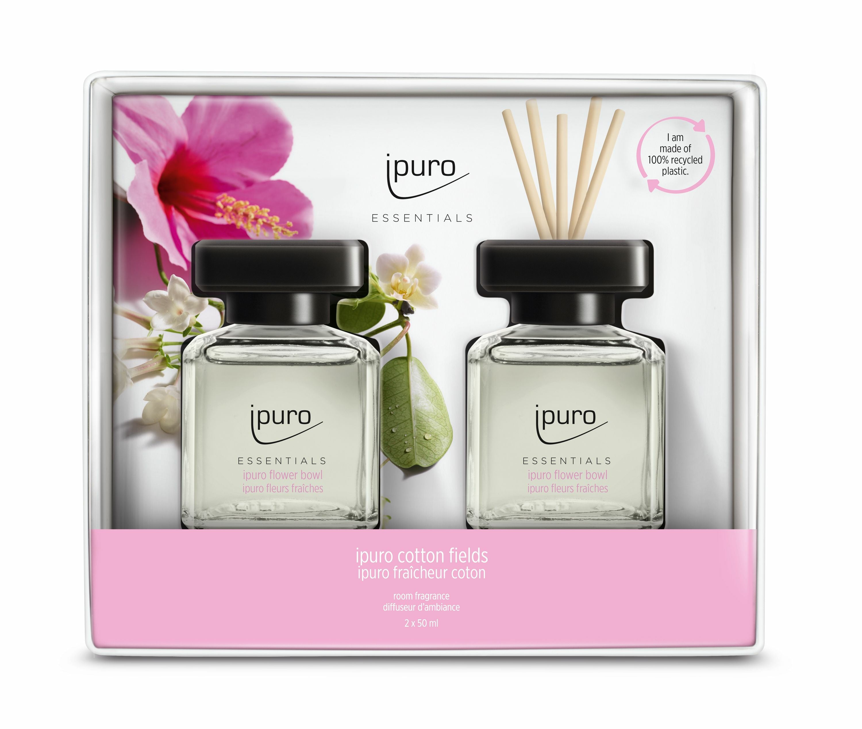 ipuro Flower Bowl – Geschenkset, 2 × 50 ml