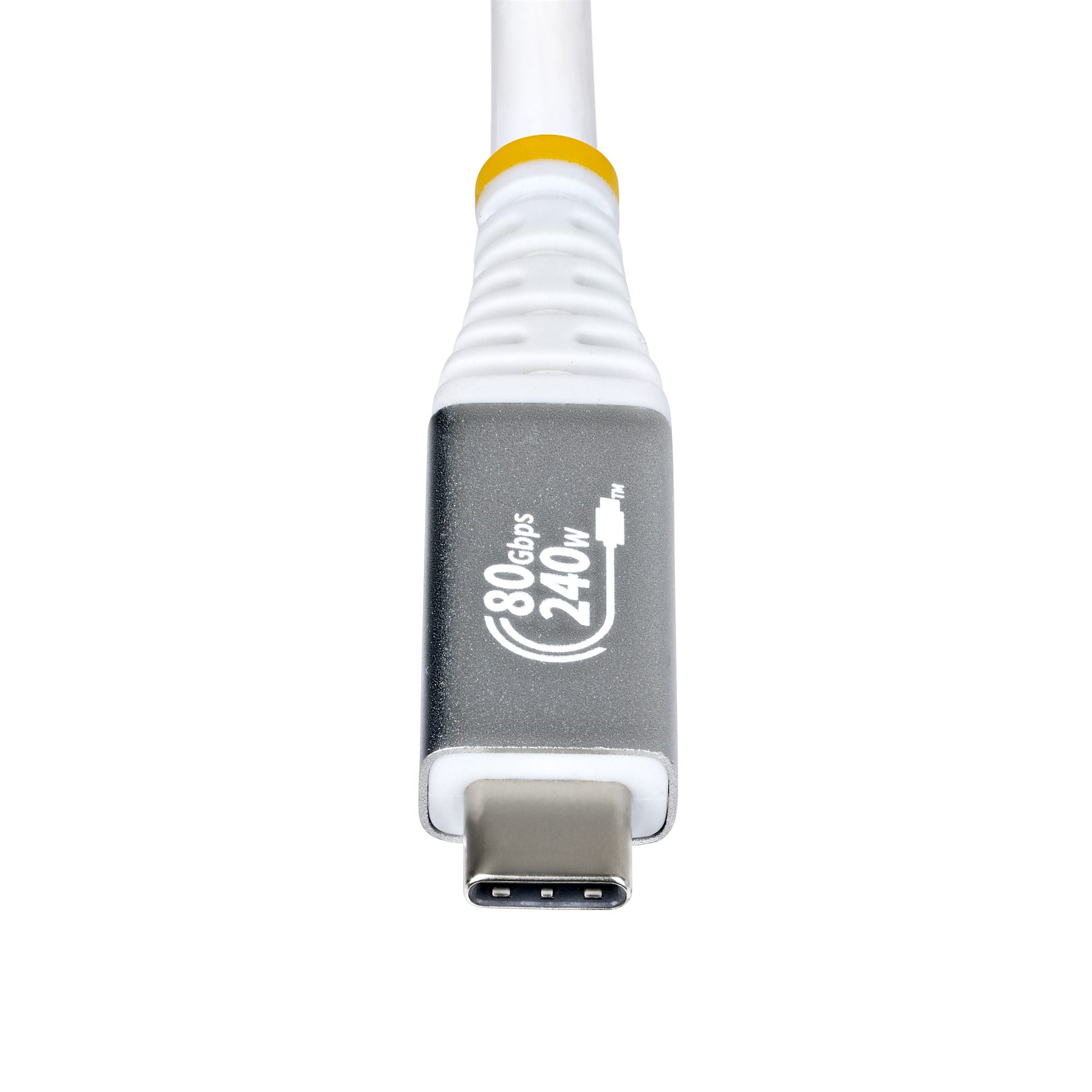 StarTech.com USB-C auf USB-C Kabel – USB4 80 Gbit/s – 0,5 m – PD 240 W – 8K/120 DP 2.1 – USB-IF zertifiziert