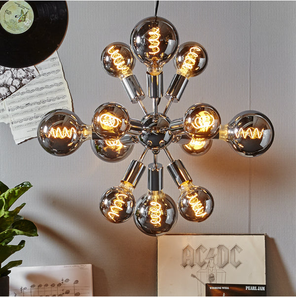 Star Trading LED-Leuchtmittel E27 G95 – Warmweiss 2100 K, 50 lm, 2 W – dimmbar – 1 Stk. – getöntes Glas