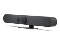 Logitech Rally Bar Mini Graphit – Videobar – 4K, Sichtfeld 120°, ePTZ, für Teams/Meet, HDMI x3