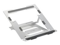 Kensington Laptop-Ständer – bis 16", höhenverstellbar (86–118 mm), bis 5 kg Traglast – Silber