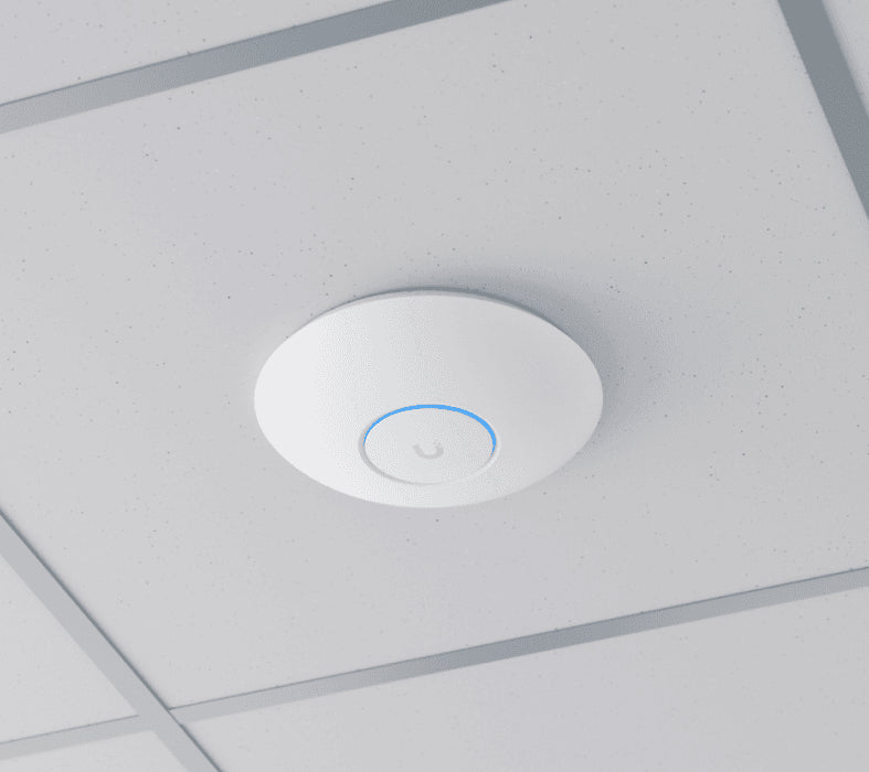 Ubiquiti UniFi U7 Pro – Wi-Fi 7 Access Point, Tri-Band (2,4/5/6 GHz), 2,5GbE, PoE+, Decke/Wand, Weiss