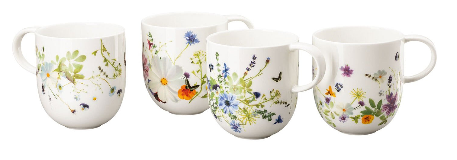 Rosenthal Becher Brillance Grand Air – 4er Set, 300 ml, Knochenporzellan, spülmaschinenfest