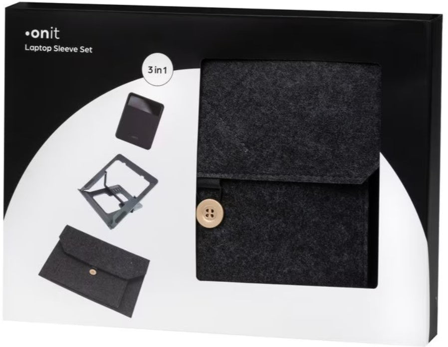 ONIT Powerbank 20000 mAh, PD 100 W, 2× USB-C, Durchgangsladung, Schwarz