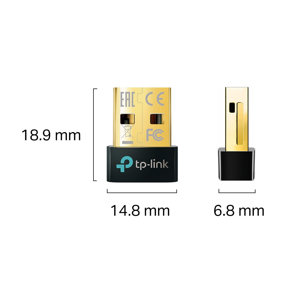TP-Link UB5A USB Bluetooth Adapter – Bluetooth 5.0, USB 2.0, Nano – für Windows