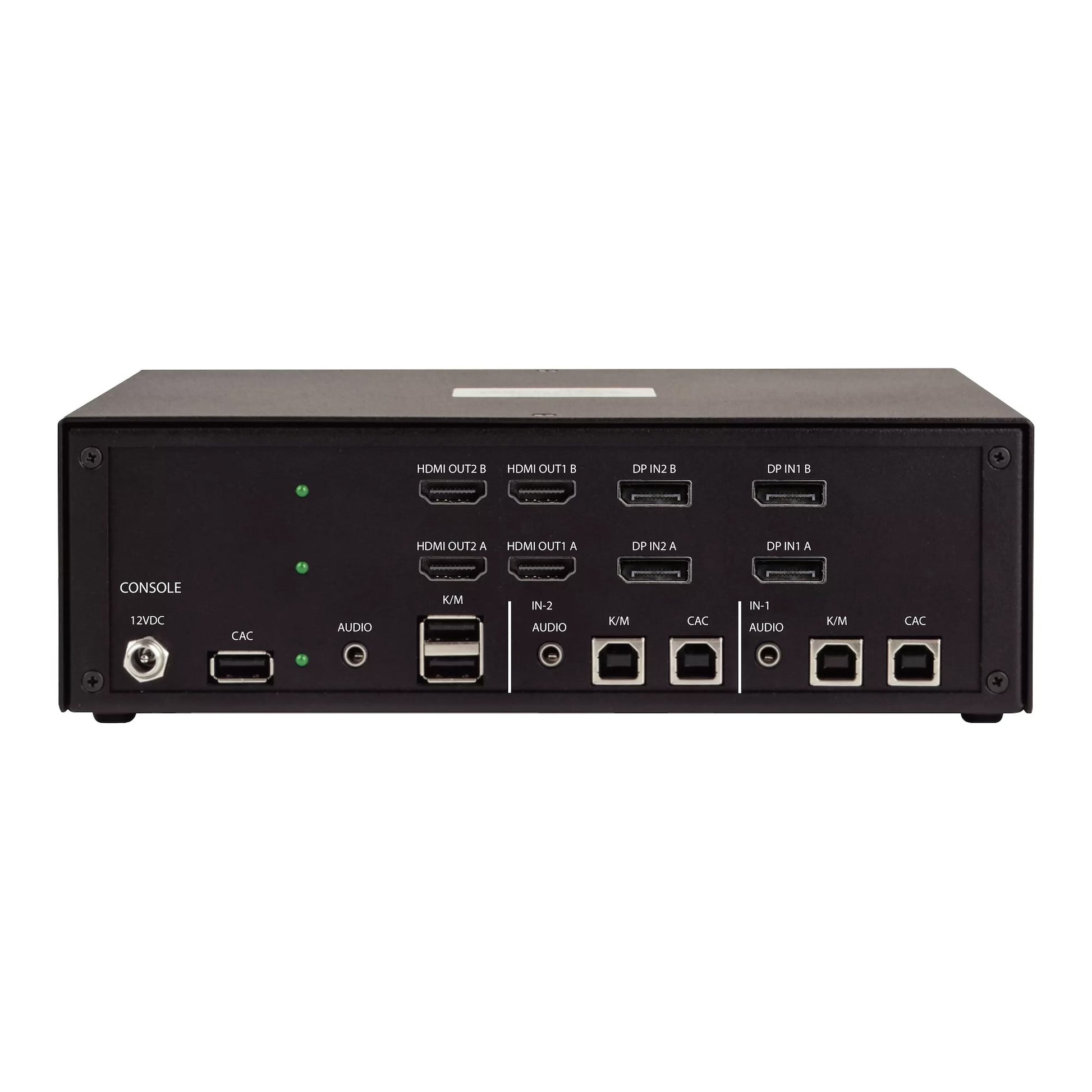 StarTech.com CK4-PM202C – 2-Port DP Secure KVM-Switch – 4K/30 Hz, USB 2.0-Hub, Audio, NIAP 4.0