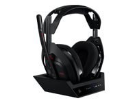 ASTRO Gaming A50 – Kabelloses Gaming-Headset für PS5/PC/Xbox, Boom-Mikrofon, mit Basisstation, Schwarz