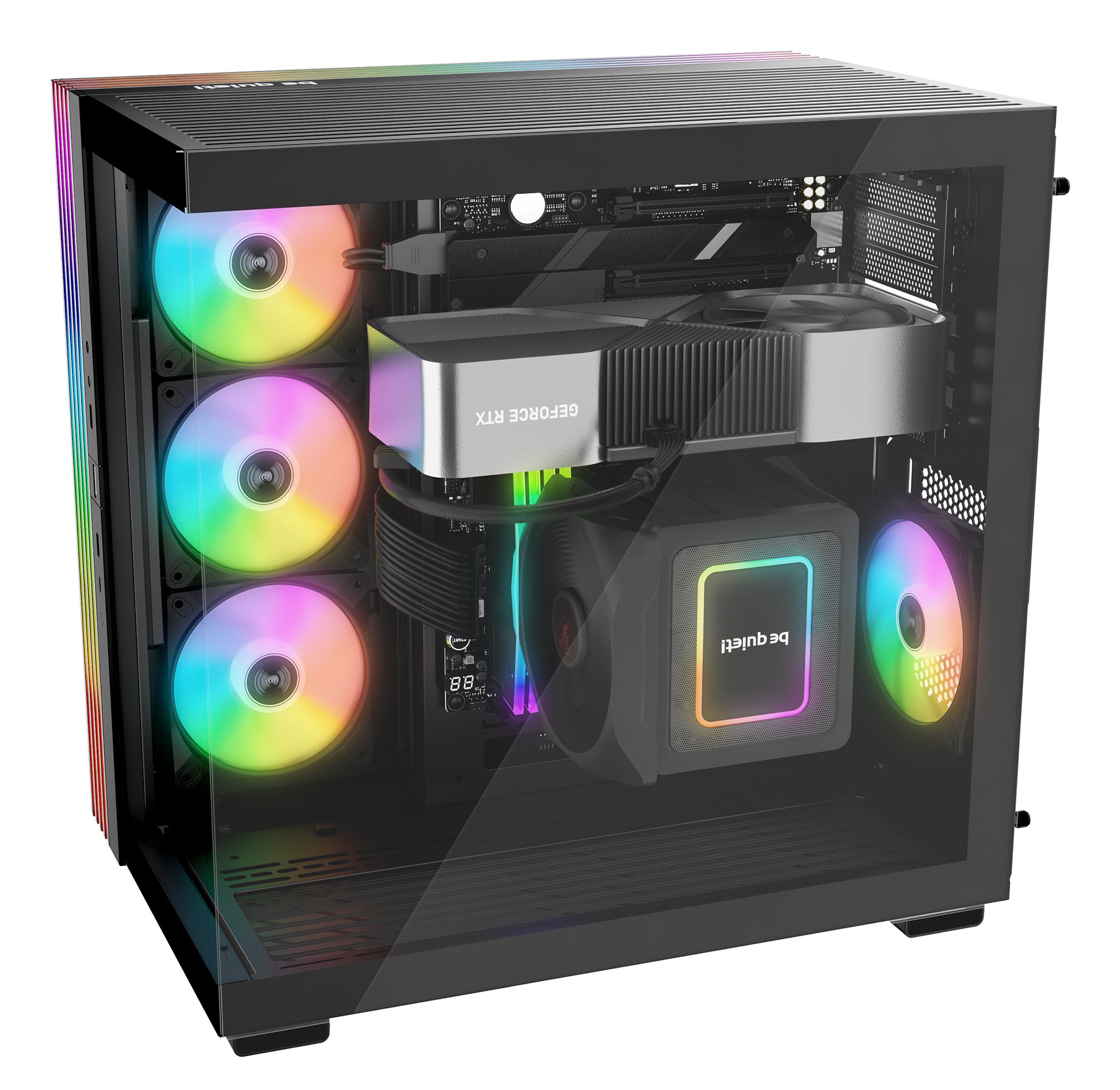 be quiet! be quiet LIGHT BASE 600 LX – Midi Tower – ATX, micro ATX, Mini-ITX, Schwarz