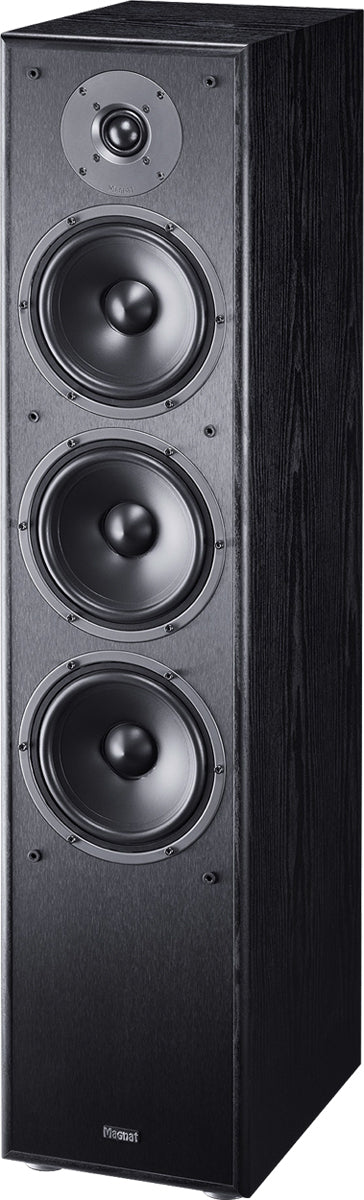 Magnat MONITOR S70 – Standlautsprecher – 3-Wege, 2×6,5" Tieftöner, 190 W, 8 Ω – Schwarz