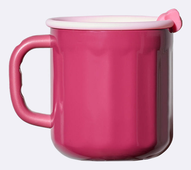 BioLoco Becher – 450 ml, Kunststoff, Pink