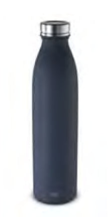 Alfi Isolierflasche 750 ml – Doppelwandig 12 h heiss / 24 h kalt, Edelstahl, Schraubdeckel