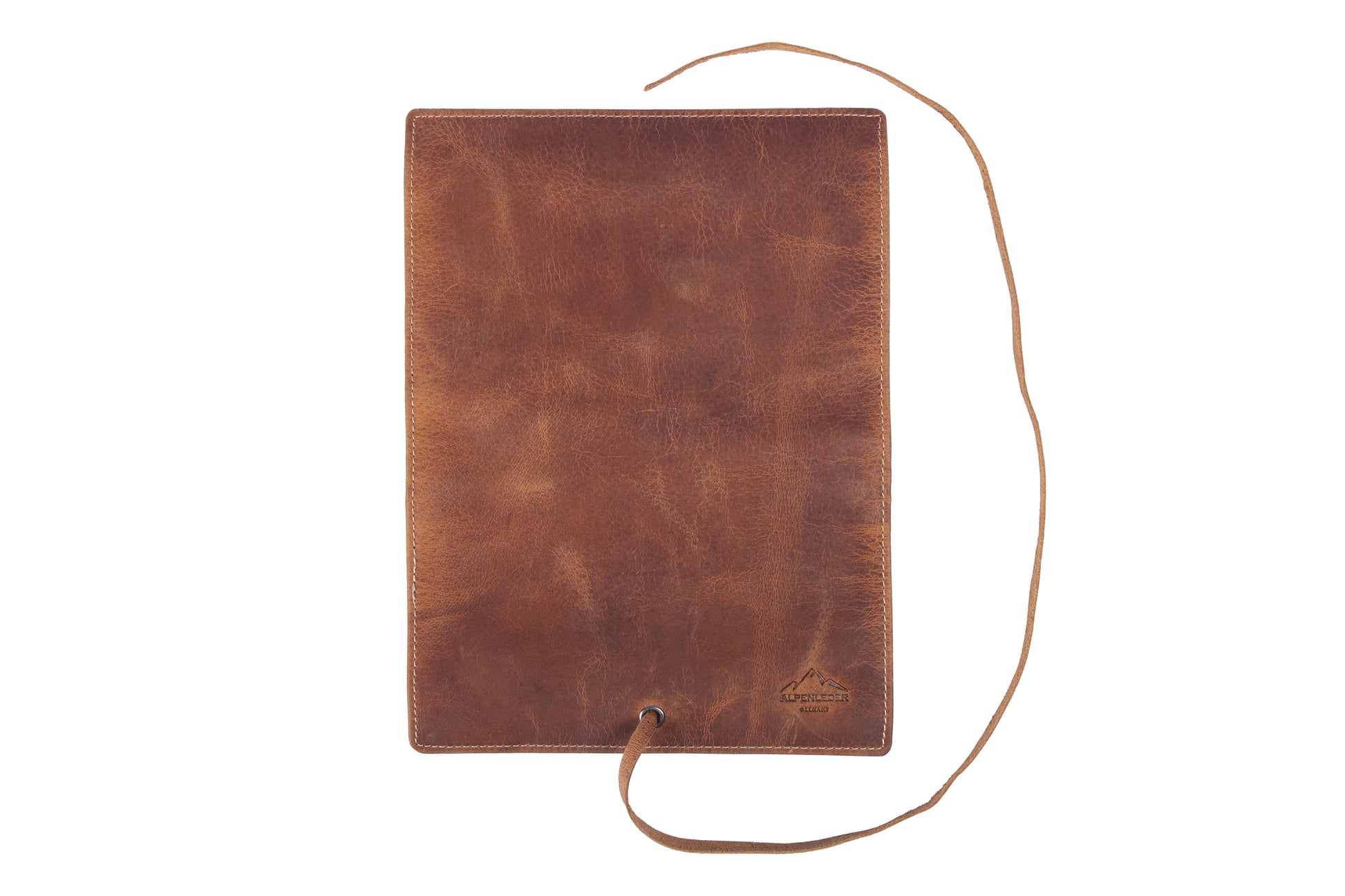 Alpenleder Etui Stifterolle, leer – braun/hellbraun – Leder