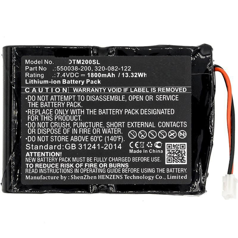 CoreParts Akku 1800 mAh 7,4 V – für Datamax O'Neil MF2TE, 320-082-122
