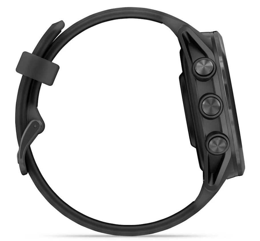 Garmin Forerunner 570 42 mm GPS – Aluminium Schwarz, Sportband, 50 m, für iPhone und Android