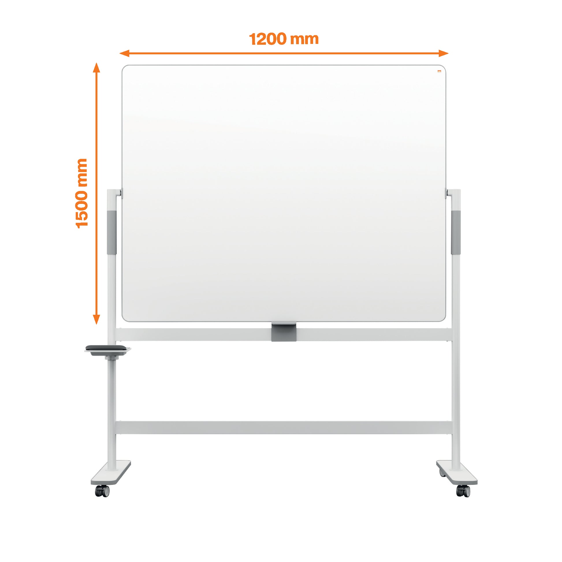 Nobo Flipchart-Block 1915645 – 150 × 120 cm, weiss, Stahl