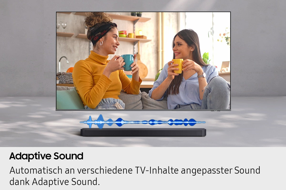 Samsung HW-Q610GF – Soundbar – 3.1.2, Dolby Atmos/DTS:X, mit kabellosem Subwoofer, Schwarz