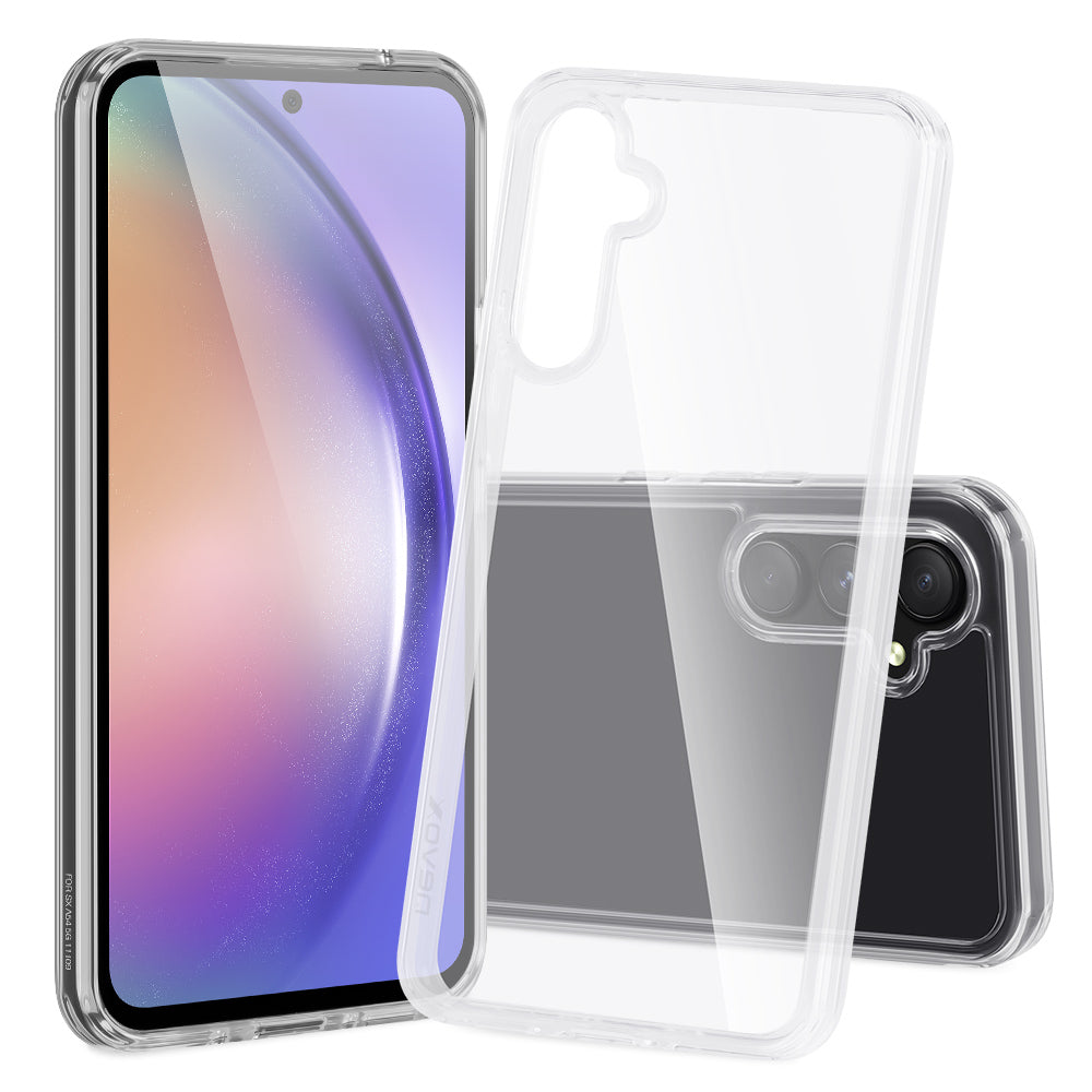 nevox Backcover – für Samsung Galaxy A36 (5G), PC+TPU, Transparent, schmutzabweisend