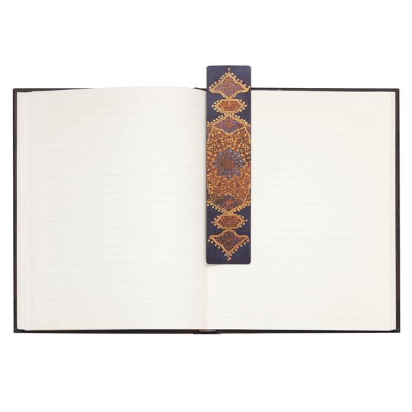 Paperblanks Safawidisch Indigo – Lesezeichen, flexibel, Papier, blau, 40 × 185 mm, 1er Set