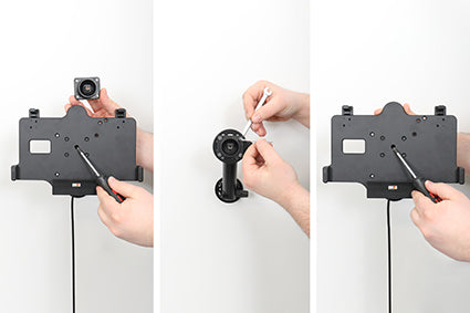 Brodit Fahrzeug-Dock für Samsung Galaxy Tab Active 5/3 (SM‑X300/SM‑X306B; SM‑T570/SM‑T575) – mit Ladefunktion