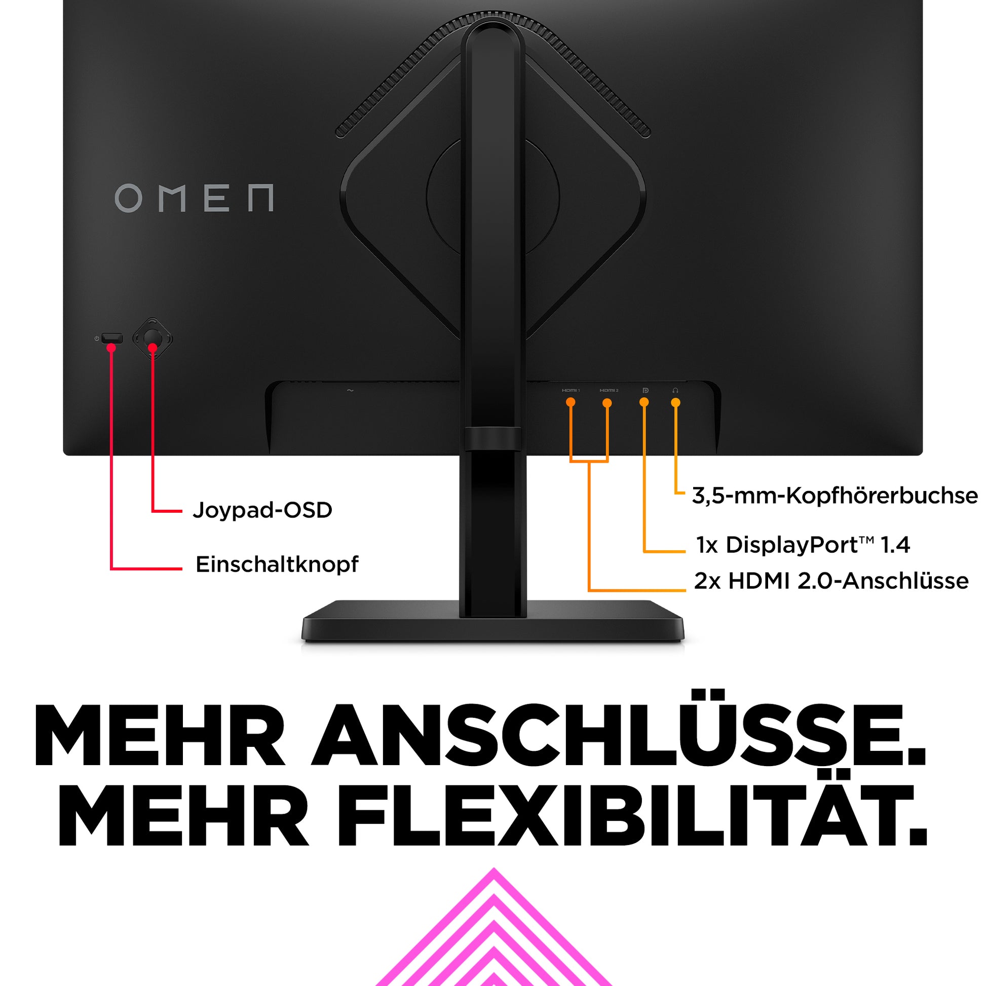 HP OMEN 24 – Monitor, 24" 1920 × 1080 (Full HD), IPS, 165 Hz