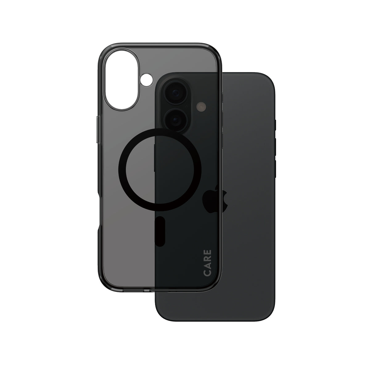 PanzerGlass CARE Flagship Backcover – für Apple iPhone 16 Plus, Smokey, bis 4,8 m sturzsicher