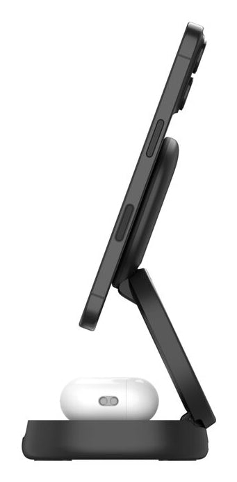 Belkin BOOSTCHARGE Ladestation – 15 W, Qi2, magnetisch, verstellbar, 2-in-1