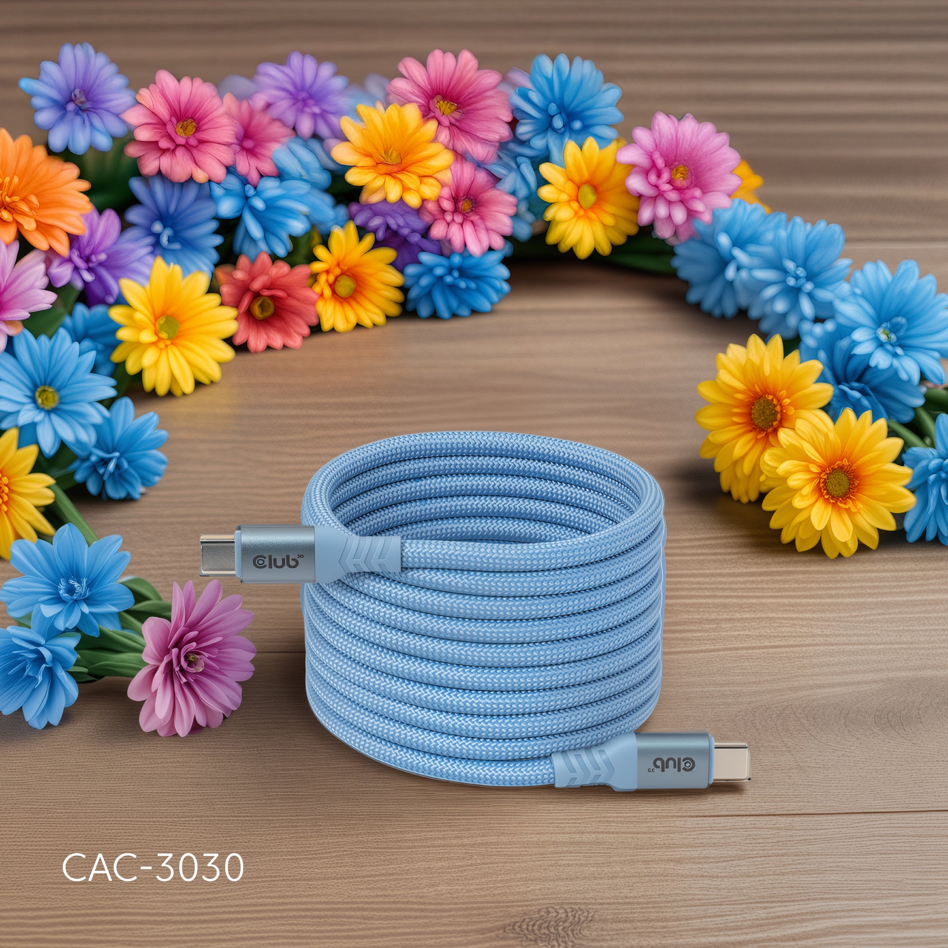 CLUB3D Club 3D – USB-Kabel, USB-C zu USB-C, 2 m, USB 2.0, Ladekabel