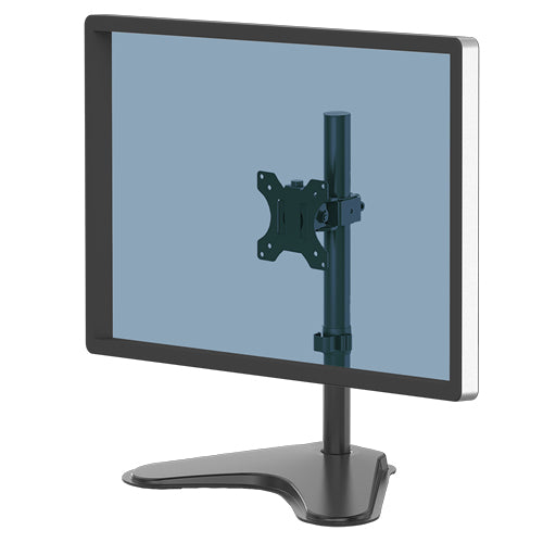 Fellowes Seasa – Monitorhalterung, Standfuss – bis 32", VESA 75 × 75/100 × 100 mm, neigbar ±45°, drehbar 360°