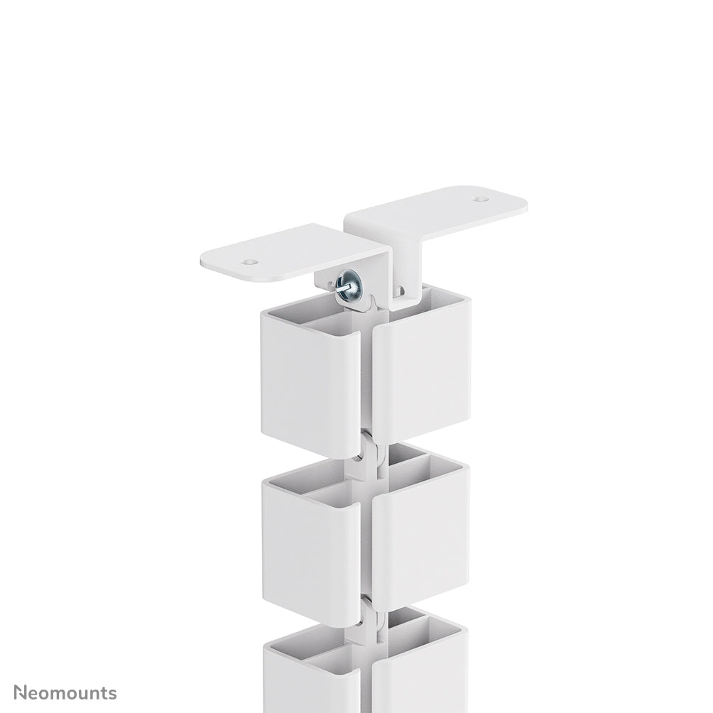Neomounts Kabelmanagementarm, Tischmontage, magnetische Abdeckung, höhenverstellbar – weiss