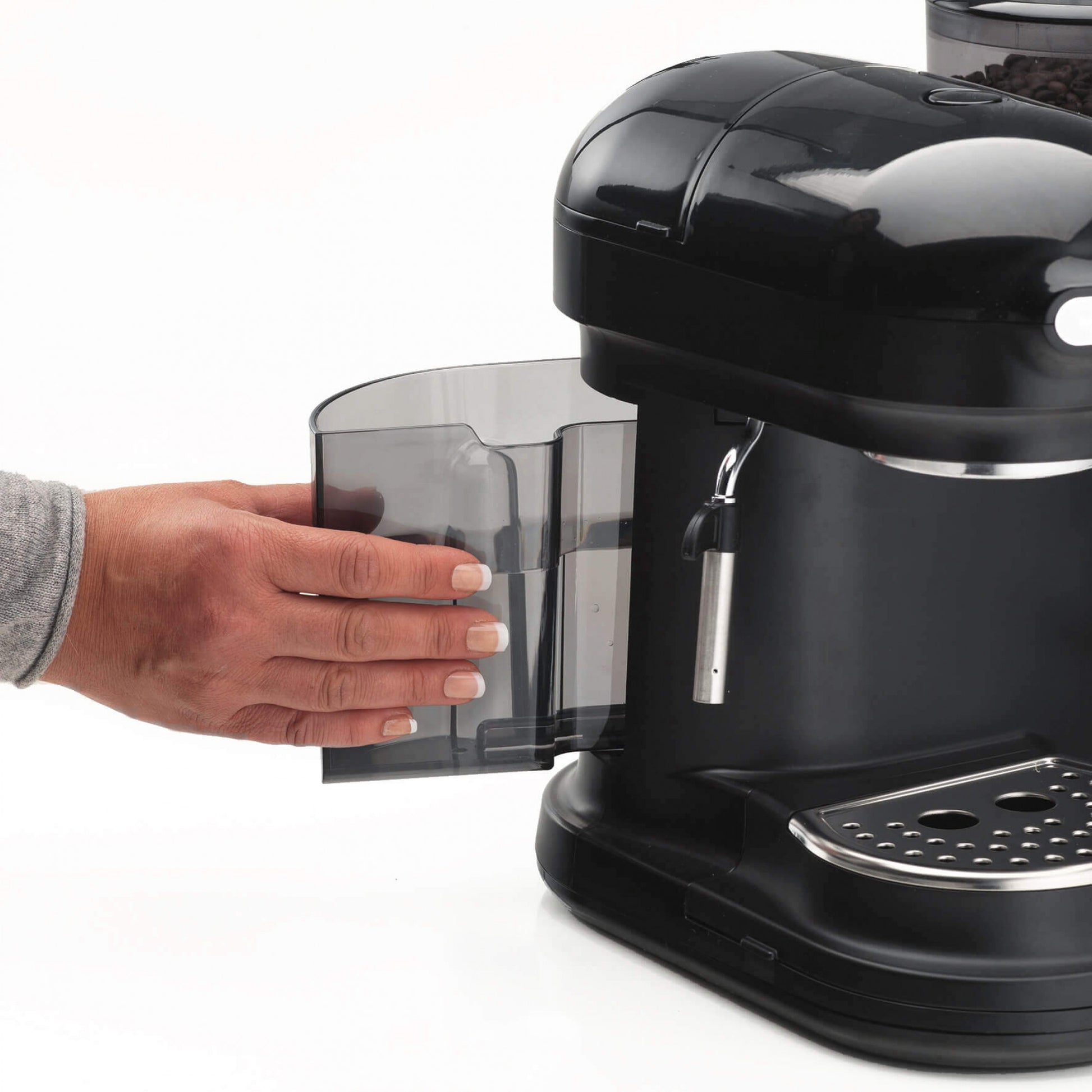 Ariete Espressomaschine ARI-1318-MOD-BK – 0,8 l Wassertank, 15 bar, 1080 W – Schwarz