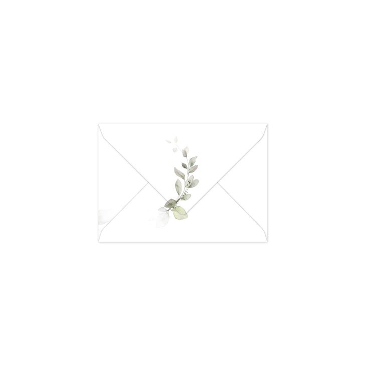 Clairefontaine Briefumschlag C6, mit Fenster, grün, 120 g/m², Eukalyptus – 20 Stk.